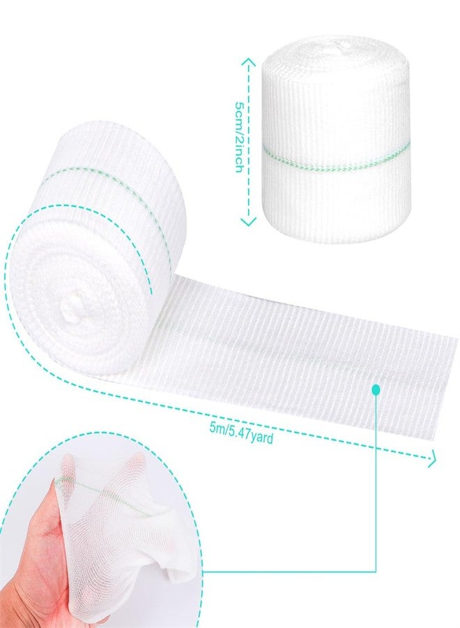 Yeasing Tubular Bandage Elasticated Tubular Bandages Washable Support Sprain Bandage Conforming Retention Bandages for Small Limbs Wrist Elbow 5CM X 5M - Image 2